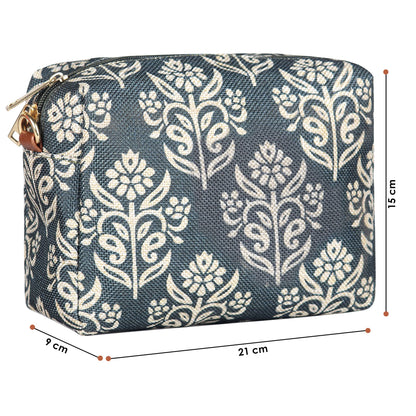 THE CLOWNFISH Isla Printed Handicraft Fabric Crossbody Sling bag for Women Casual Party Bag Purse with Adjustable Shoulder Strap and Printed Design for Ladies College Girls (Grey)