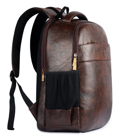THE CLOWNFISH Synthetic Signature Series 31 liter | Travel bag | Laptop Bag | Backpack (Dark Brown)