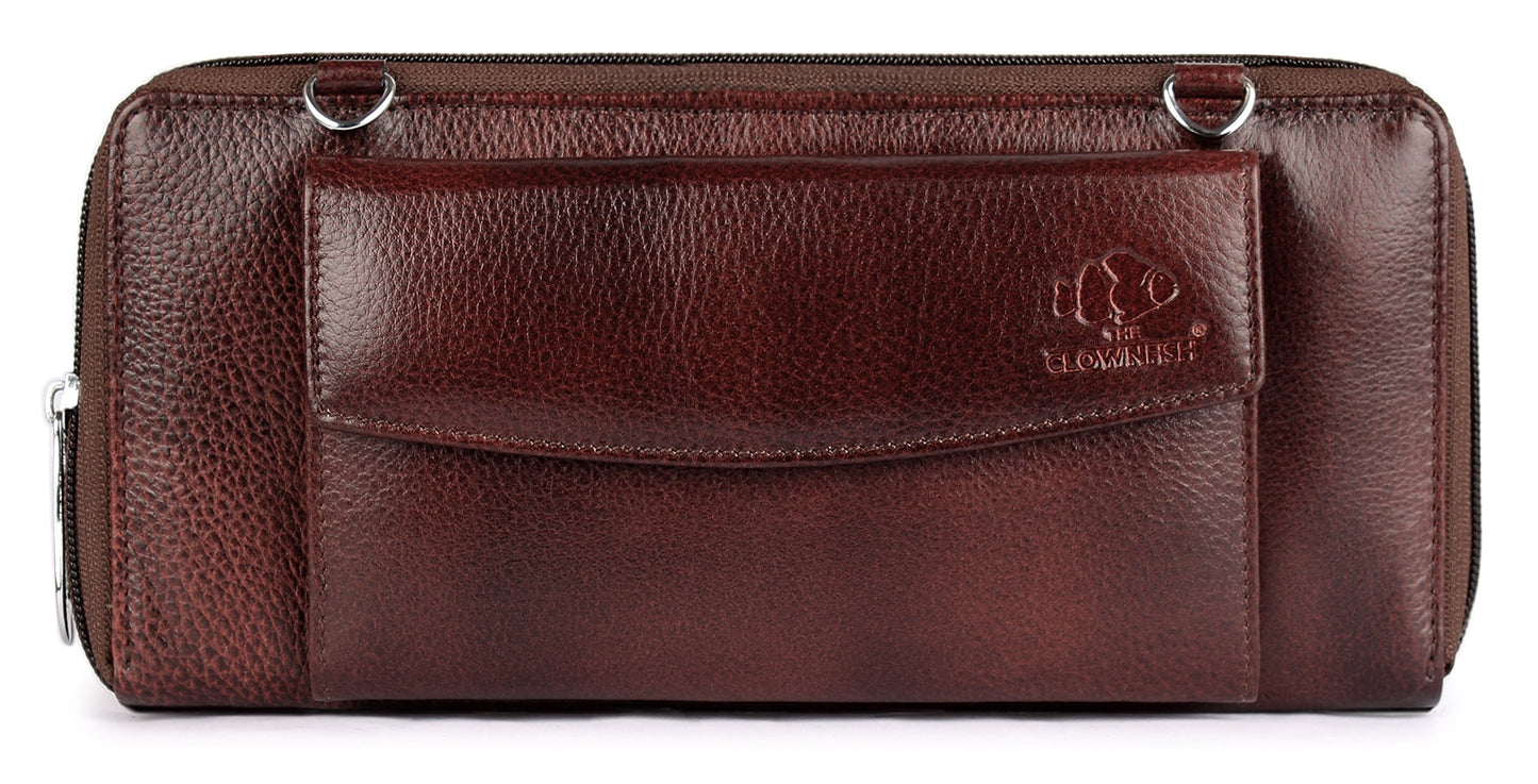 THE CLOWNFISH Dark Brown Women's Wallet