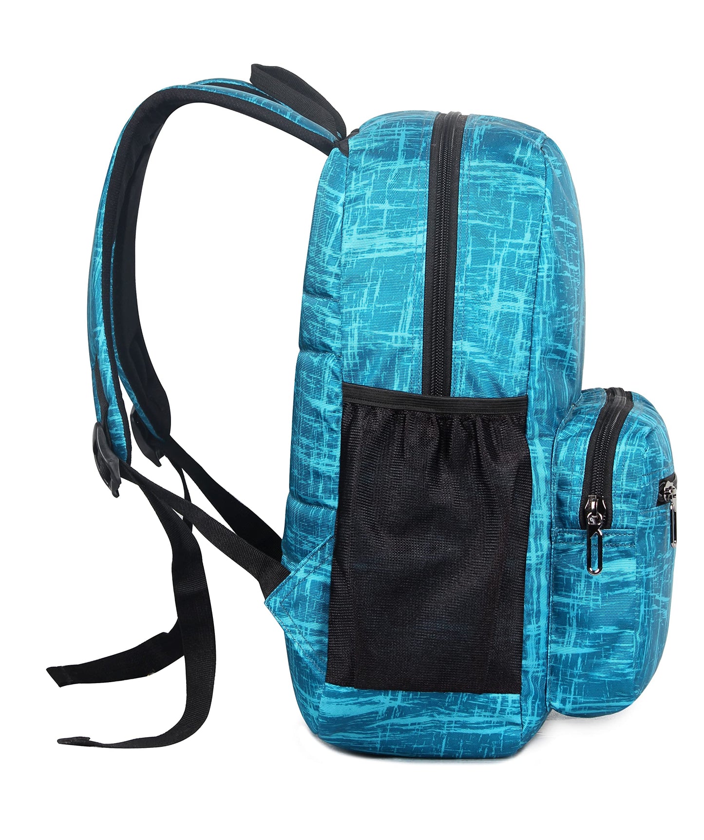 THE CLOWNFISH Marcellus Polyester 21.5 Litres Unisex Travel Laptop Backpack for 14 inch Laptop (Turquoise Blue)