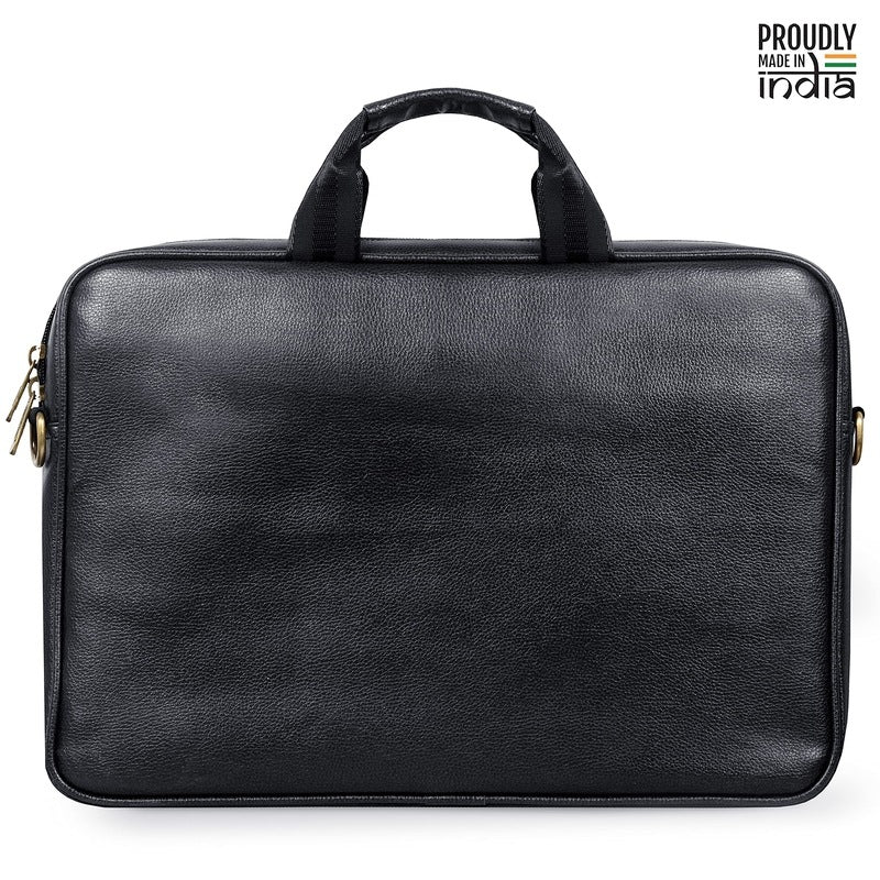 Clownfish Vegan Leather Laptop Bag - Stylish and Functional