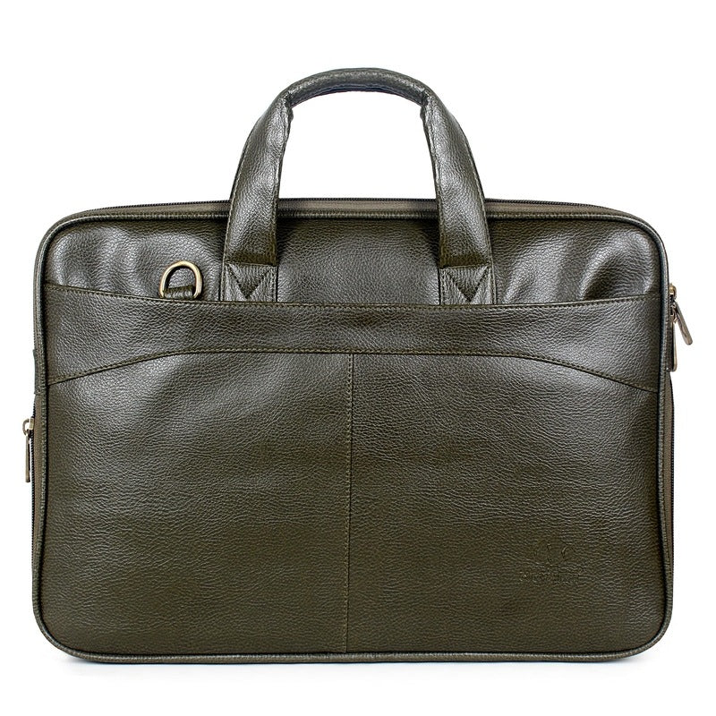 CLOWNFISH Vegan Leather Briefcase - Professional Look