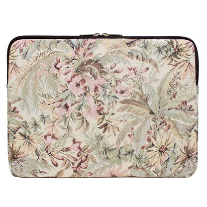 THE CLOWNFISH Swift Tapestry Fabric Unisex 15.6 inch Tablet Case Laptop Sleeve (Beige)