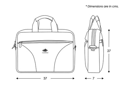 Clownfish 14-inch Laptop Briefcase - Office use