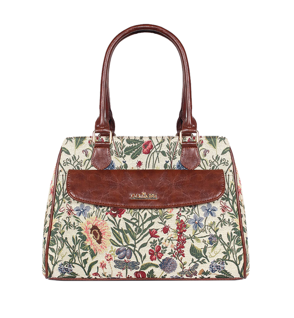 Buy The Clownfish Combo of Ambiance Series 18 Inch/20 litres Brown Duffle  Bag & The Clownfish Isla Printed Handicraft Fabric Crossbody Sling Bag for  Women(Pearl with Patola Design) at