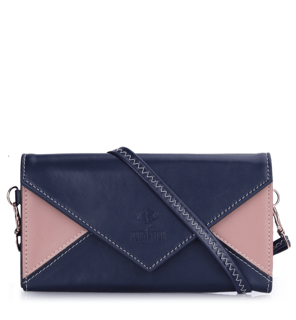 The Clownfish Sharon Collection Snap Flap Closure Women's Clutch Wallet  with Multiple Card Holder